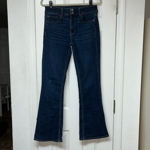 American Eagle Super Stretch Hi-Rise Artist Flare Jeans